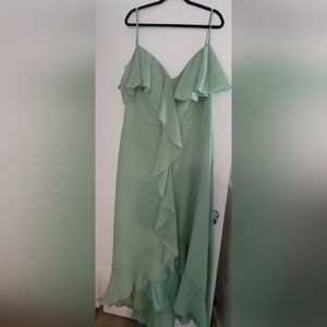 Mint green dress